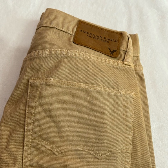AMERICAN EAGLE OUTFITTERS Men’s Light Brown / Tan Straight Leg Jeans -size 28/30 - Picture 2 of 6